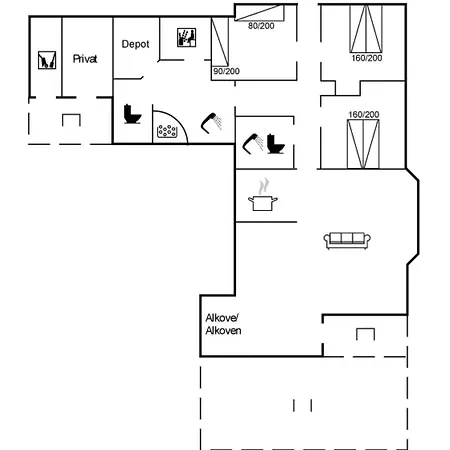 Thove - 600m From The Sea By Interhome 펜션 *